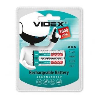 АККУМУЛЯТОР VIDEX R03 1000MAH NI-MH BL-2 (ААA)