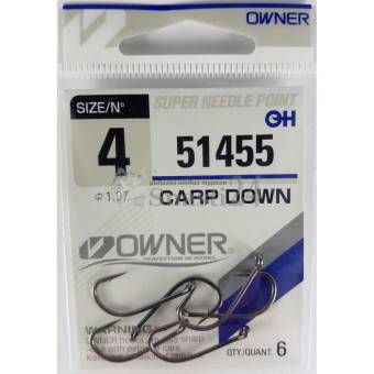 Крючки Owner 1/51455 1.26 CARP DOWN