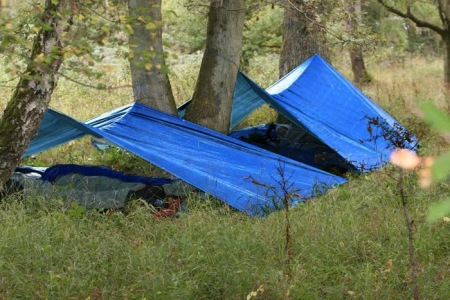 Тент усиленный с люверсами 10х12