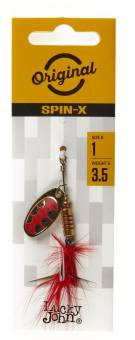БЛЕСНА "1" 3,5гр. вращ. SPIN X ROUND GX "Lucky John"