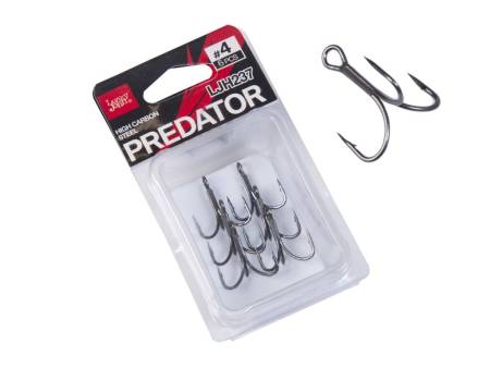 КРЮЧКИ-ТРОЙНИКИ "08" 6шт PREDATOR "Lucky John"