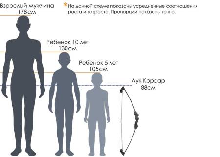 ЛУК детский блочный Centershot Корсар черный (с комплектацией)