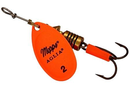 БЛЕСНА "2" вращ. 4,5 гр. Aglia Fluo 2 Orange  "Mepps"  369982