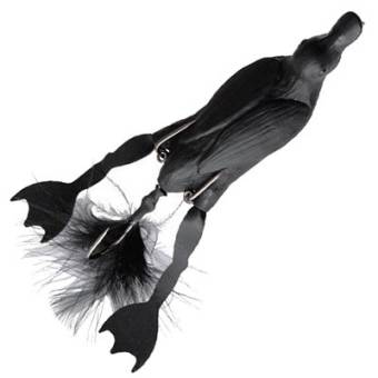 УТКА-НЕЗАЦЕПЛЯЙКА 15гр., 7,5см. Hollow Duckling 3D Black "Savage Gear"