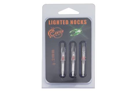 ХВОСТОВИК светящийся Centershot 4.2mm(manual) для лучных стрел красный 3шт