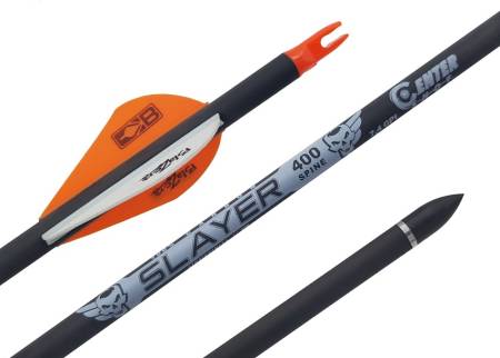 СТРЕЛА лучная карбоновая Slayer 400 оперение Blazer 2"