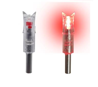 ХВОСТОВИК 7.62mm светящийся для арбалетных стрел красный 3шт. "Centershot"