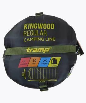 Спальник одеяло -25 Kingwood Regular/Правый "Tramp"
