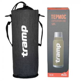 ТЕРМОЧЕХОЛ для термоса 1.2 л, серый "Tramp"