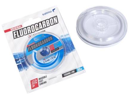 ЛЕСКА FLUOROCARBON монофильная 30m, 0.16mm, 1.90kg "Salmo"