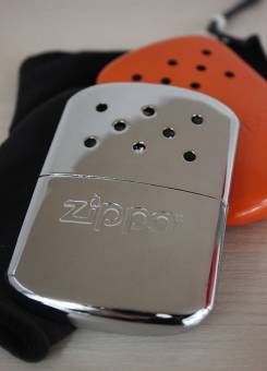 ГРЕЛКА для рук Zippo High Polish Chrome 40365 каталитическая большая