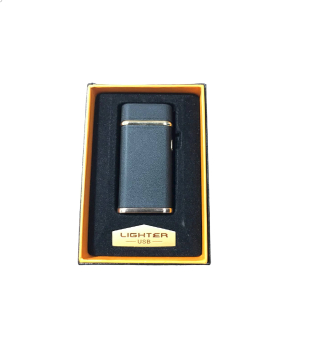 ЗАЖИГАЛКА импульсная с двойной дугой (USВ) в подарочной коробочке "Lighter" 10384