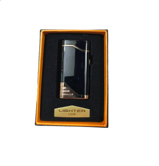 ЗАЖИГАЛКА импульсная с двойной дугой (USВ) в подарочной коробочке "Lighter" 10385