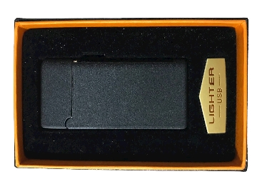 ЗАЖИГАЛКА импульсная с двойной дугой (USВ) в подарочной коробочке "Lighter" 1591