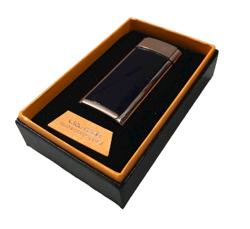 ЗАЖИГАЛКА импульсная с двойной дугой (USВ) в подарочной коробочке "Lighter" 9708