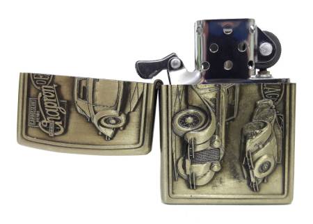 Зажигалка бензиновая тип zippo KingLing "1939 Delage D8 120 Cabriolet Chapron"