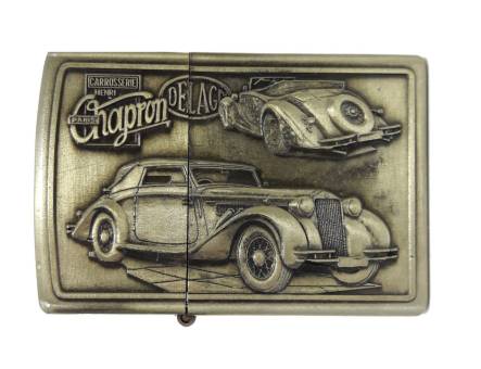 Зажигалка бензиновая тип zippo KingLing "1939 Delage D8 120 Cabriolet Chapron"