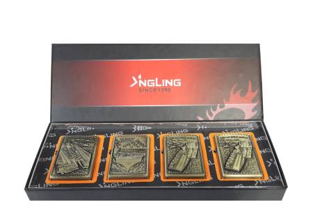 Зажигалка бензиновая тип zippo KingLing "Авианосец AIRCRAFT CARRIER"