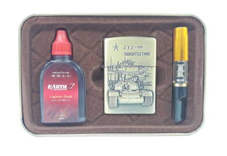Зажигалка бензиновая тип zippo EARTCH "MAIN BATTLE TANKS ZTZ-99"