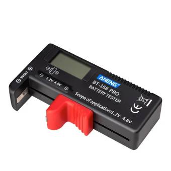 Тестер батареи и аккумуляторов PRO для 18650 14500 Lithum 9V 3,7 V 1,5 V