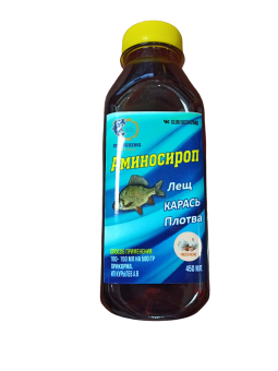 Аминосироп Лещ, Карась, Плотва Чеснок 450мл "EM-FISHING"