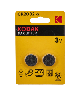 Батарейки 2 шт. "Kodak" Max Lithium CR2032 3V