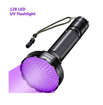 ФОНАРЬ c УФ-лампой, 395 нм, 128 светодиодов "UV-3"