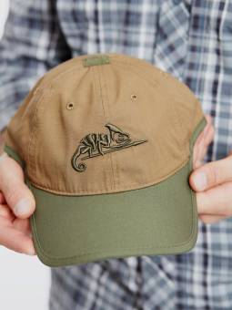 Бейсболка Logo Cap Helikon, цвет Coyote/Olive Green A