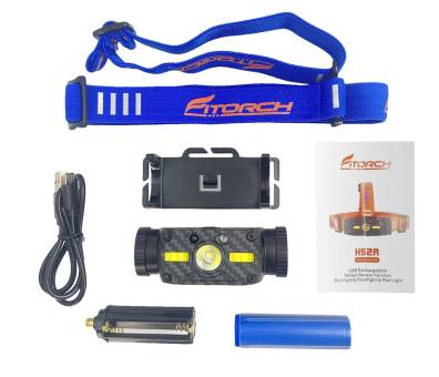 Фонарь налобный FiTorch HS2R (USB зарядка, датчик движения)