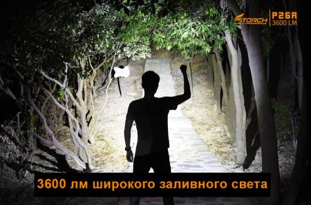ФОНАРЬ ручной P26R "FiTorch" туристический (USB зарядка, Power Bank)