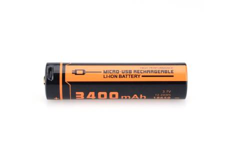 АККУМУЛЯТОР 18650 "FiTorch" (3400 mAh) с зарядкой USB