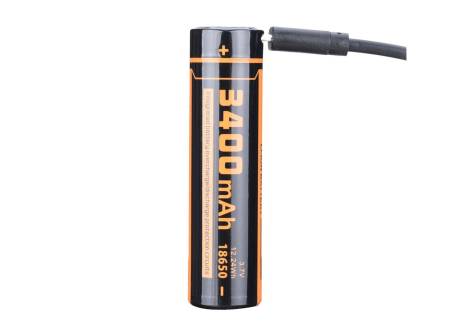АККУМУЛЯТОР 18650 "FiTorch" (3400 mAh) с зарядкой USB