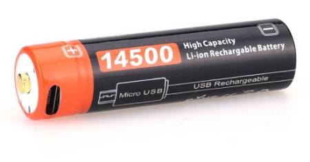 АККУМУЛЯТОР 14500 FiTorch (750 mAh) с зарядкой USB