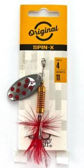 БЛЕСНА "4" 11гр. SR вращ. SPIN X ROUND "Lucky John"