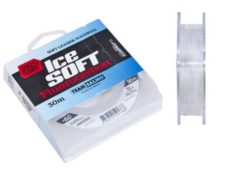 ЛЕСКА монофильная Team Salmo ICE SOFT FLUOROCARBON, 30м, 0.47мм