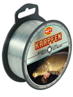 ЛЕСКА монофильная 400м/028  ZIELFISCH KARPFEN (КАРП)  "WFT"