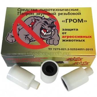Патрон светошумовой, резьбовой "ГРОМ" 1 штука
