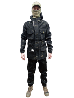 КОСТЮМ демисезон (РипСтоп) Black Multicam