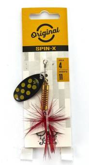 БЛЕСНА 04, 11,0г, BF вращ. SPIN X ROUND "LUCKY JOHN"