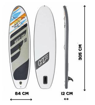 CАПБОРД Hydro-Force White Cap 3,05 м SUP board "Bestway"