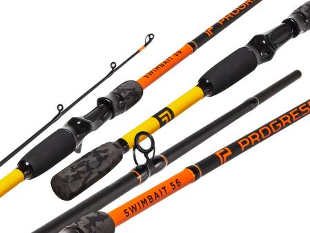 СПИННИНГ каст. дл.2.29 т.15-56г. Progress Swimbait 56 "Lucky John" LJPSW-762HF