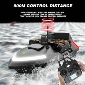 ЛОДКА рыболовная с GPS 12000мАч с пультом дистан. управ. "Fish"