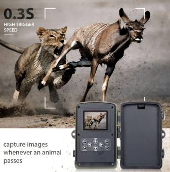 КАМЕРА FHD фотоловушка видеонаблюдение HC-801A