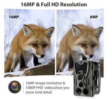 КАМЕРА FHD фотоловушка видеонаблюдение HC-801A