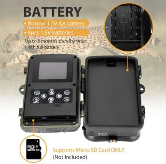 КАМЕРА FHD фотоловушка видеонаблюдение HC-801A