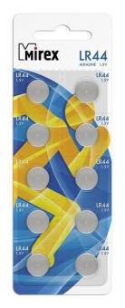 БАТАРЕЙКА alkaline Mirex LR44 1.5V