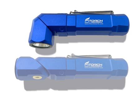 ФОНАРЬ ручной ER26 "FiTorch" поворотный (магнитная USB зарядка, магнит) синий