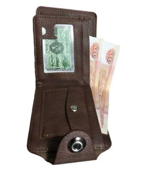 Кошелёк 12х10 см коричневый