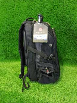 Рюкзак 35L 1906# USB Black Gray Grissom