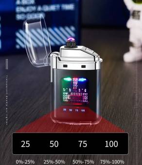 ЗАЖИГАЛКА импульсная с двойной дугой (USВ) "ARC Lighter"